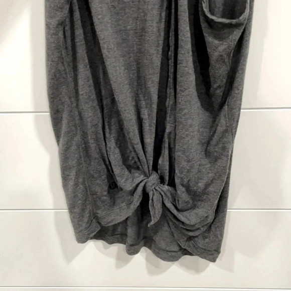 Lululemon Grey Tie Back Tank Top Size 10 - Picture 5 of 11